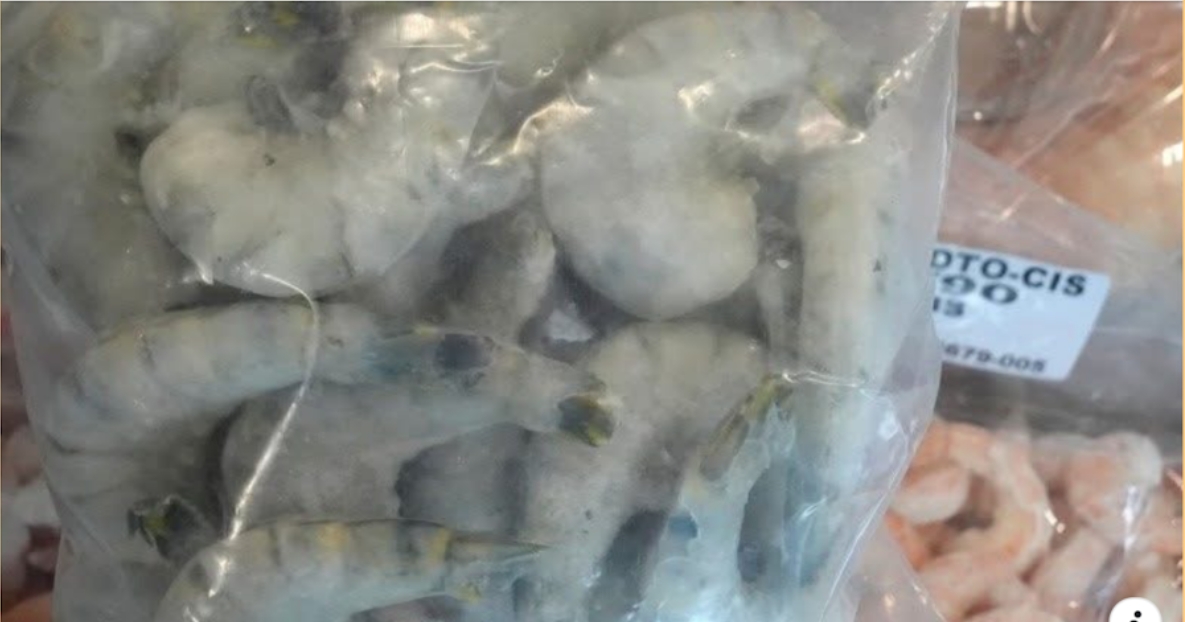 การปนเปื้อนของสารกัมมันตภาพรังสีที่พบในกุ้งแช่แข็งที่ร้านค้าปลีกรายใหญ่ในสหรัฐฯ