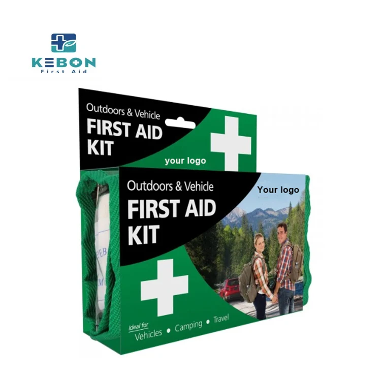 Foldable Green First Aid Kit Foldable Green First Aid Kit