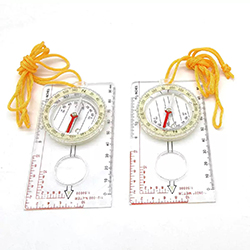 เข็มทิศแผ่นฐานโปร่งใส